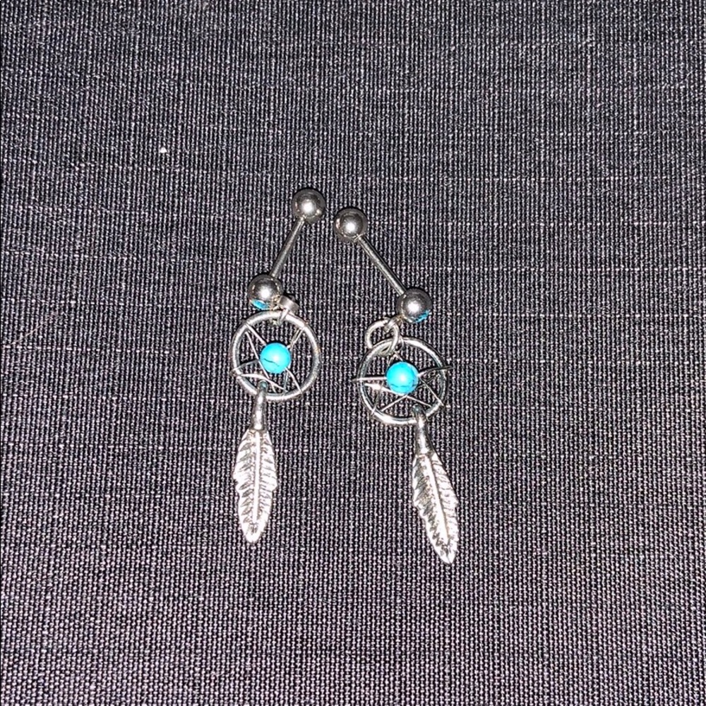 16G dream catcher earrings